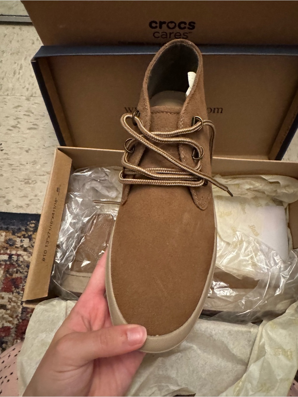 Brand New Men’s G.H Bass & Co. Hendrix-1 Shoes/Lace-Up Chukka Boots (Taupe)